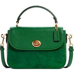 Coach Marlie Green Top Handle Satchel